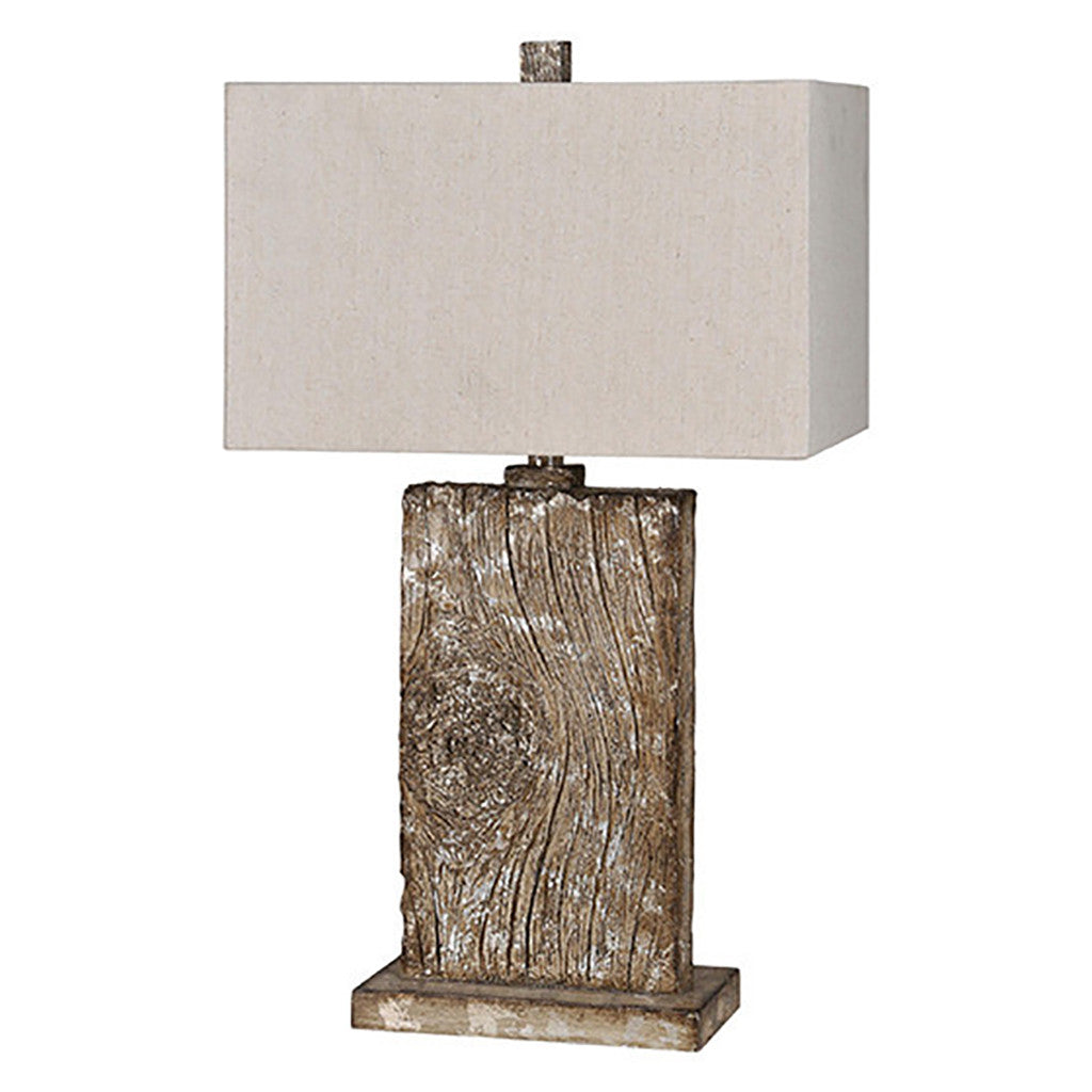 Rustic Wood Table Lamp /Light - Revibe Designs