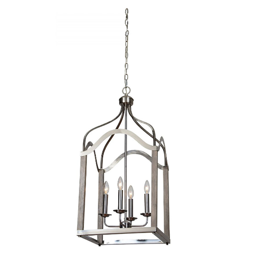 Victoria Silver Lantern Pendant Light - Revibe Designs