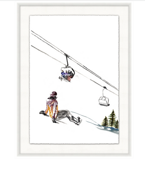 Sketched Skiers 2 Art
