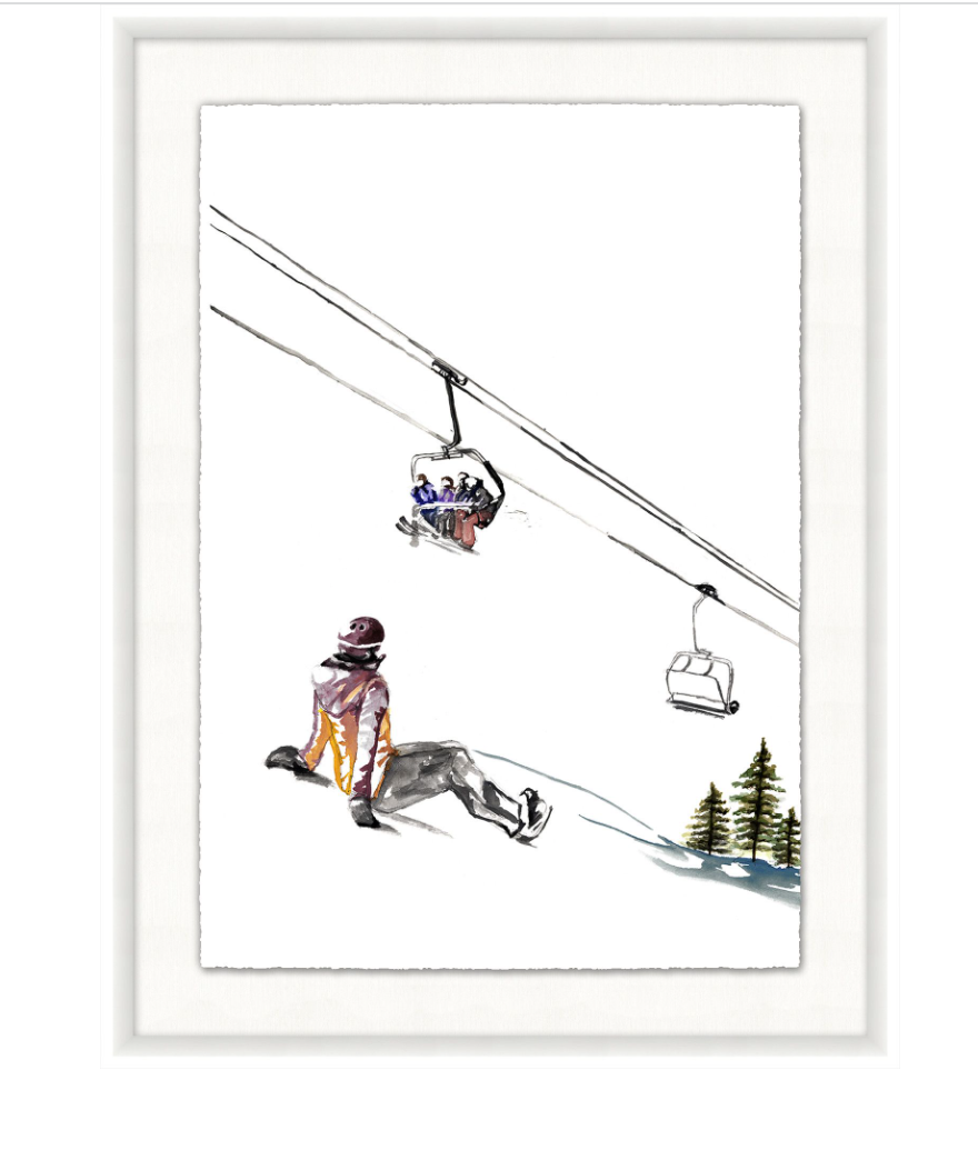 Sketched Skiers 2 Art