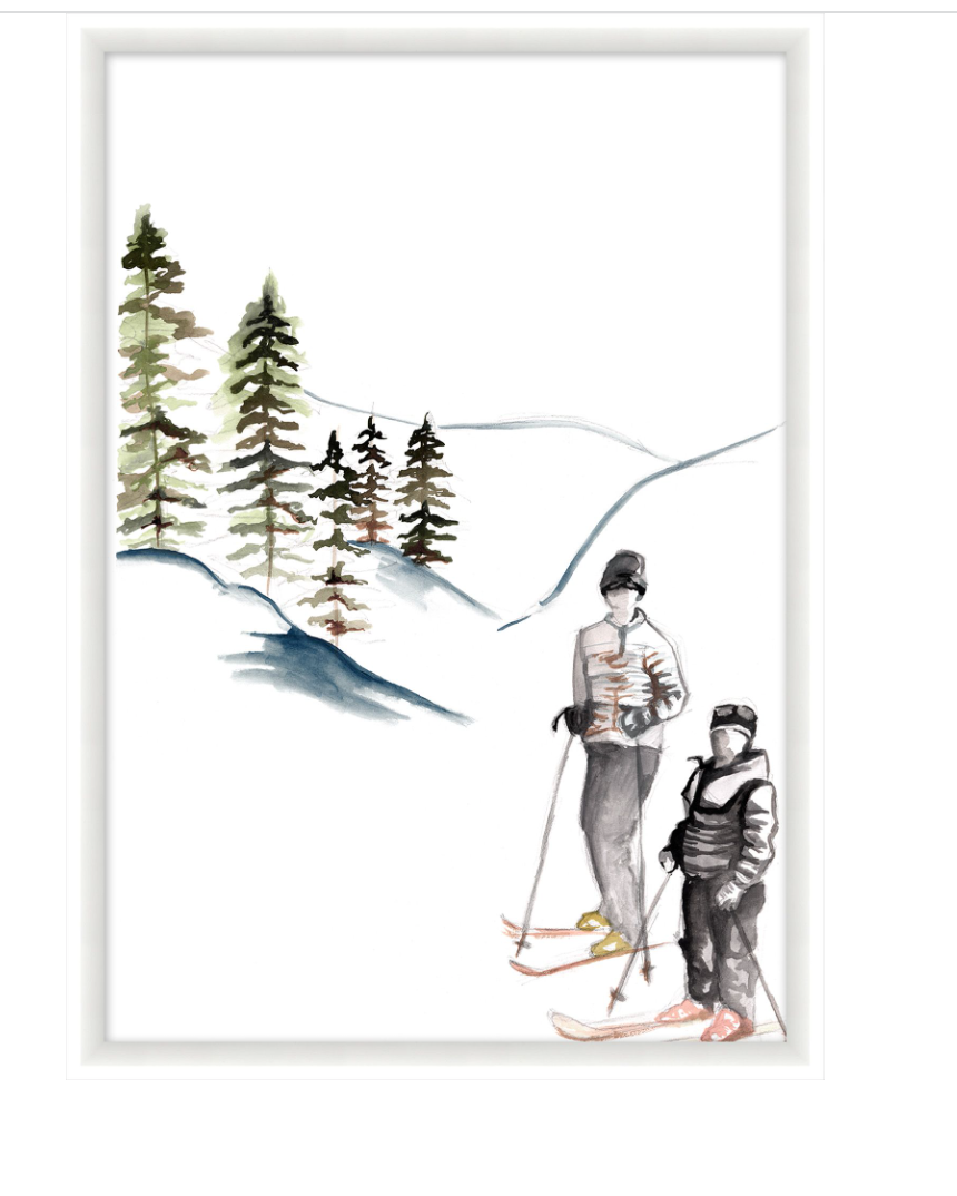 Sketched Skiers 4 Art