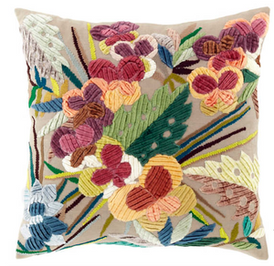 Wing Embroidered Pillow