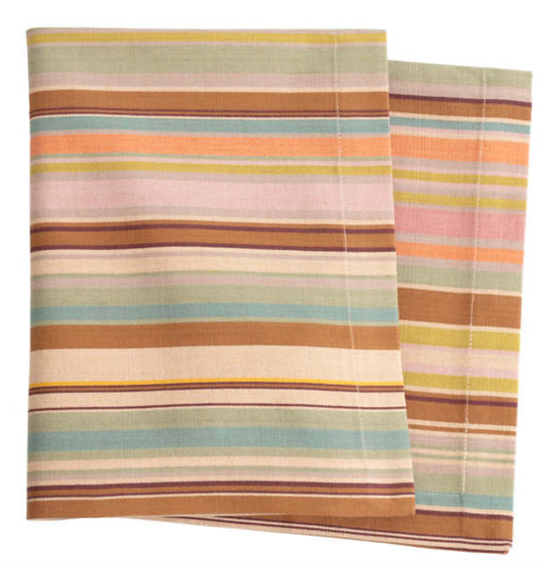 Zanzibar Stripe Napkins Set/4